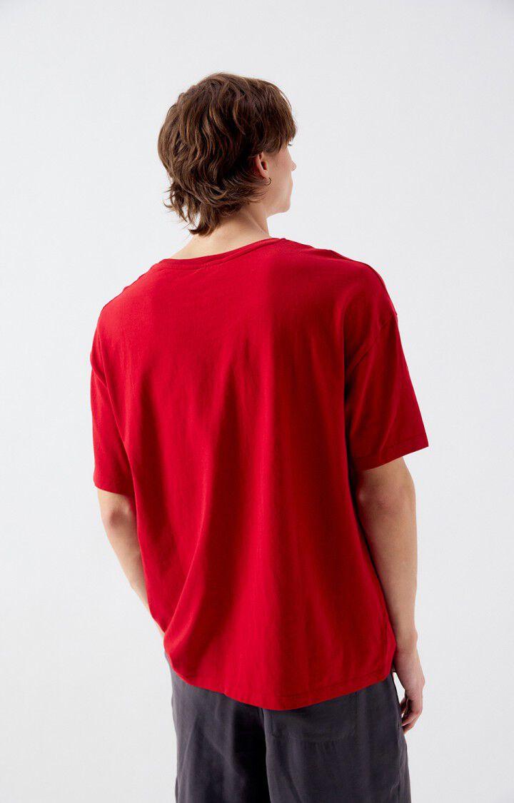 American Vintage Ykobow T-Shirt Herren Mohnrot